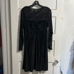 Velvet and Lace Dress